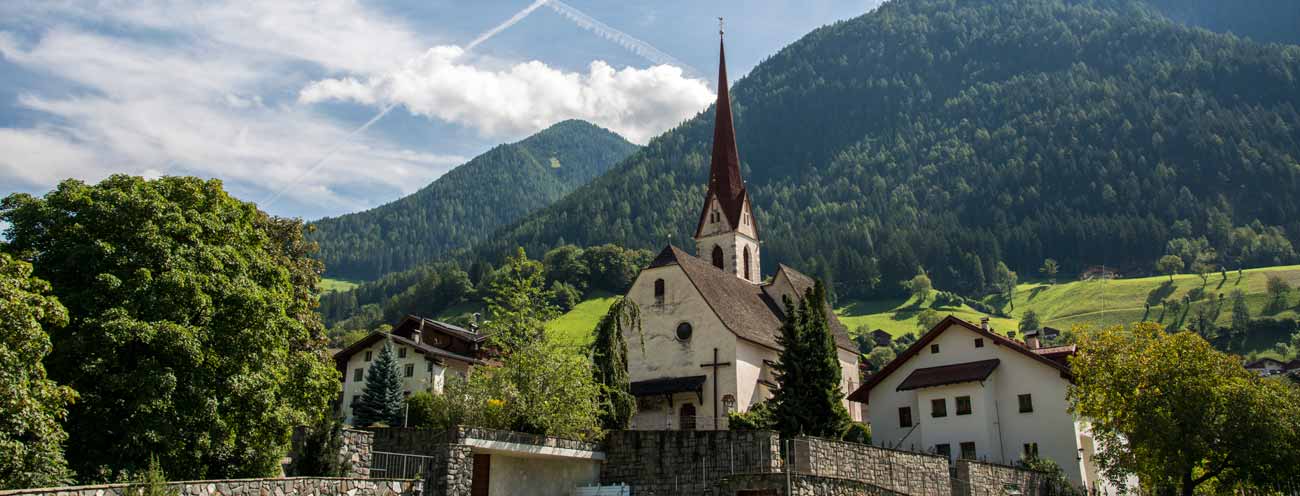 Die Kirche von St. Leonhard im Passeier