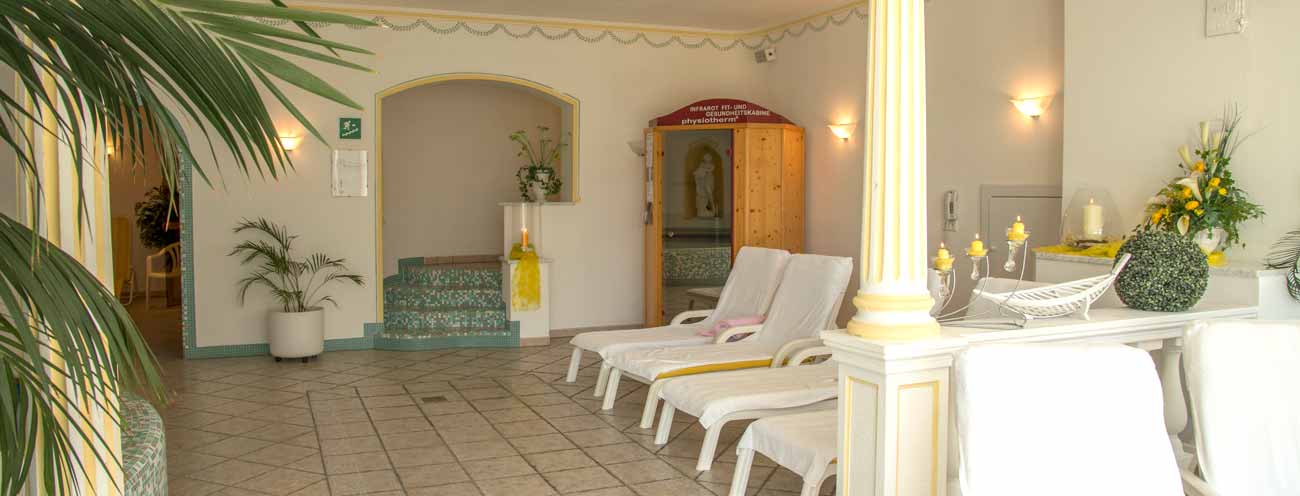 The relax room in the spa of Apartments Residence Königsrainer